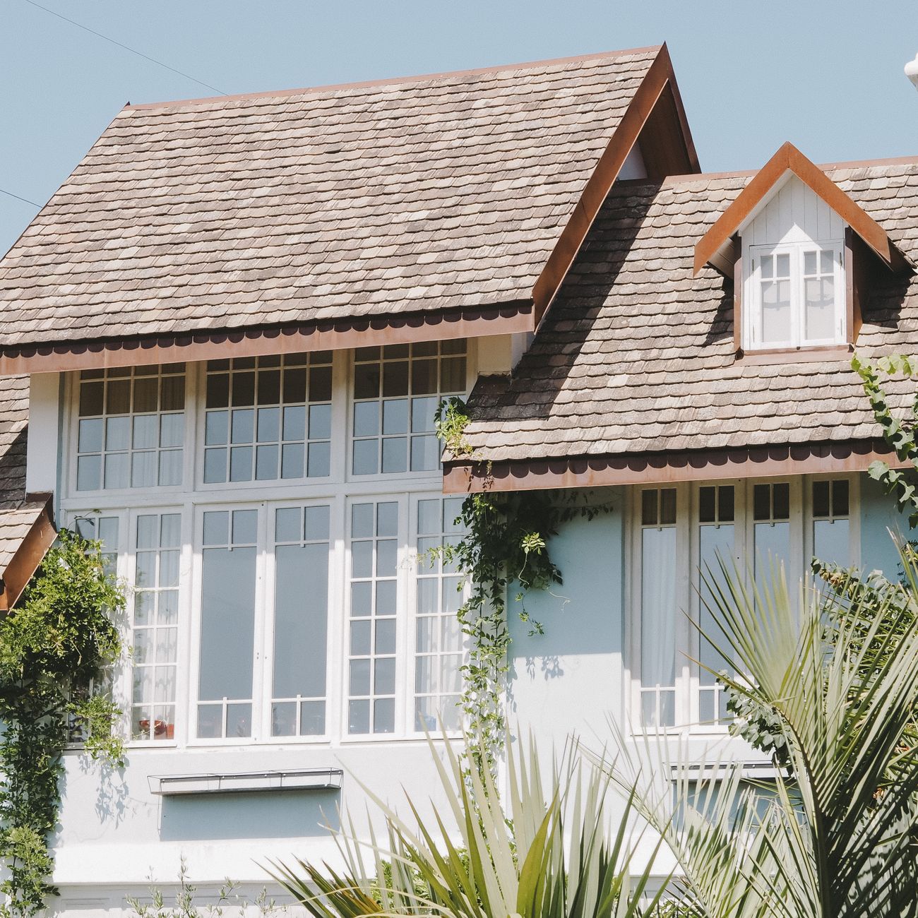Roofing materials and installation detail on a Hunter & Sons Roofing job